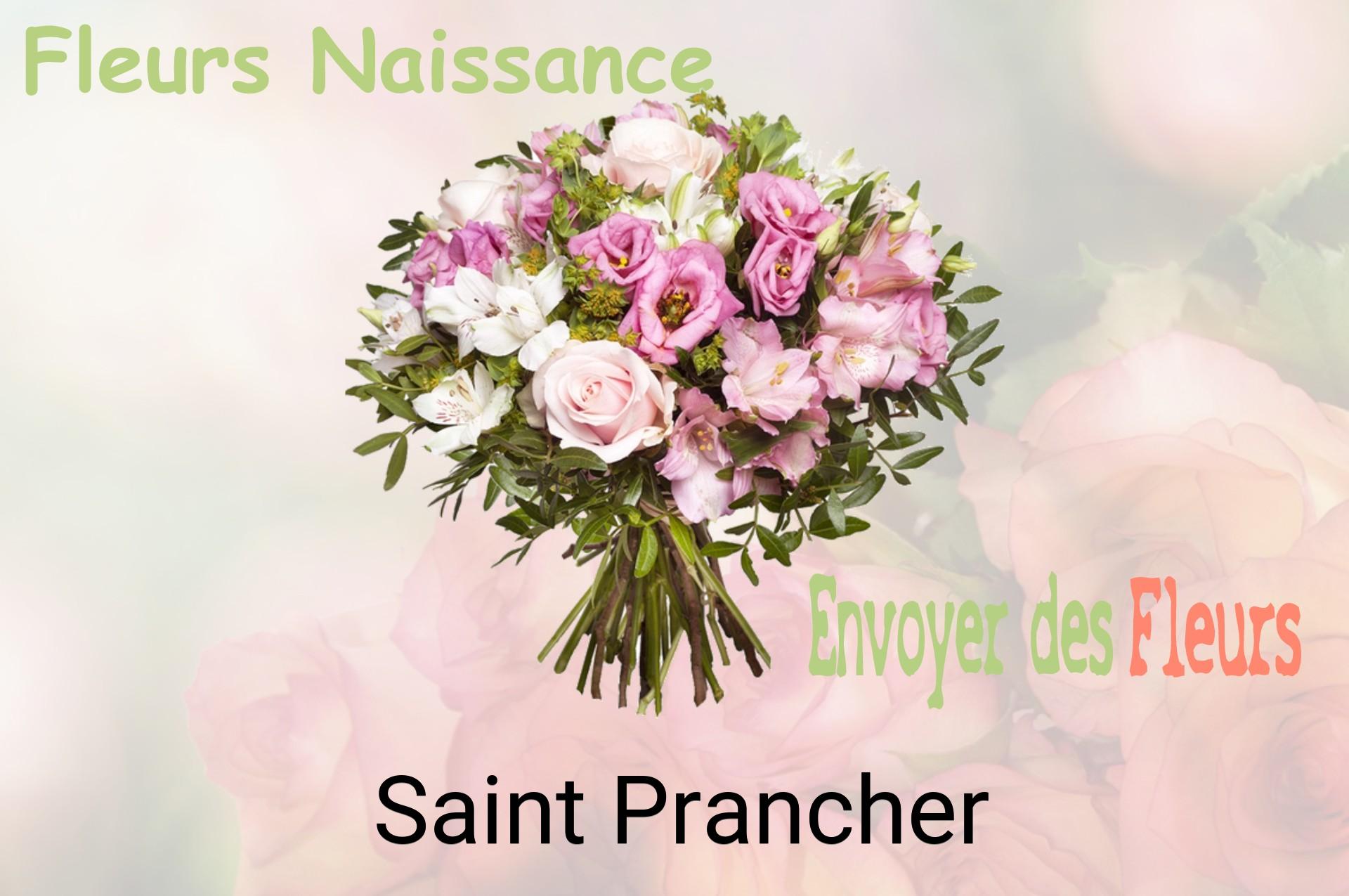 Bouquet de fleurs de naissance livré à Saint-Prancher